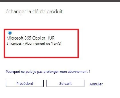 Clés Microsoft Copilot
