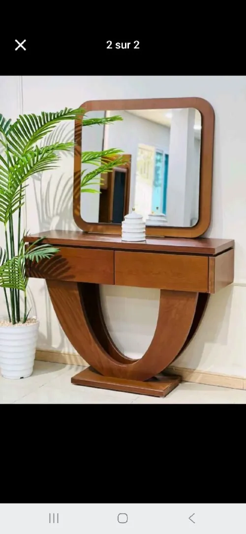 Console d'entrée bois hêtre