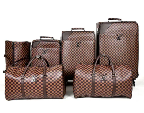 Pack de Valise 6Pcs de Haute Qualité Motif LV