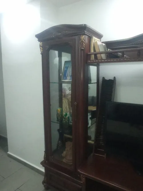 Bibliothèque pour sallon rangement, décoration et table de télévision 