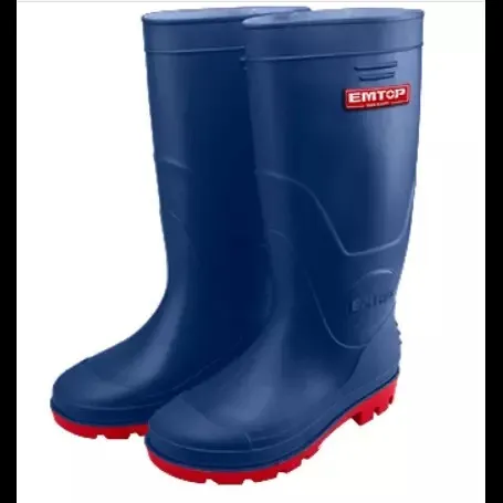 Bottes de Pluie EMTOP Bleu, 100% PVC