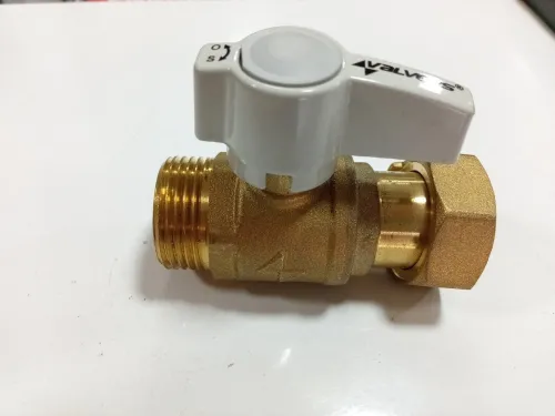 Vanne  compteur droit bronze