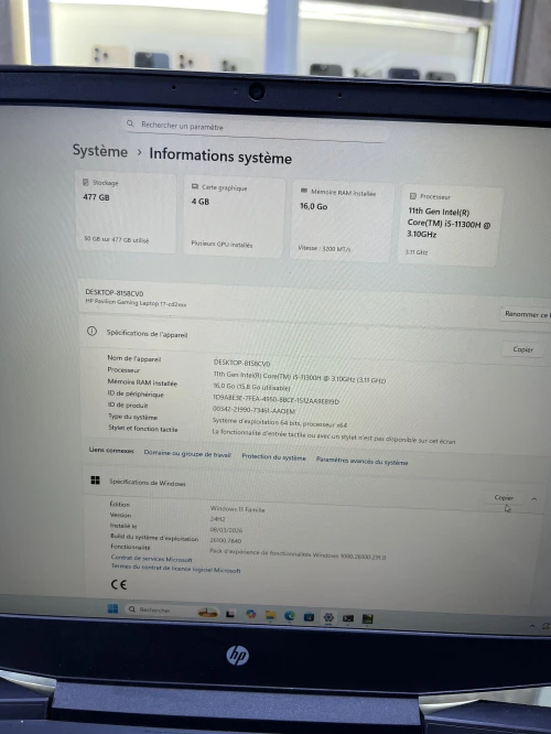 HP Pavilion Gaming 17 / i5 11300H / 16GB RAM / RTX 3050 Ti  144Hz FHD