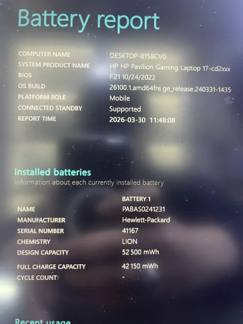 HP Pavilion Gaming 17 / i5 11300H / 16GB RAM / RTX 3050 Ti  144Hz FHD