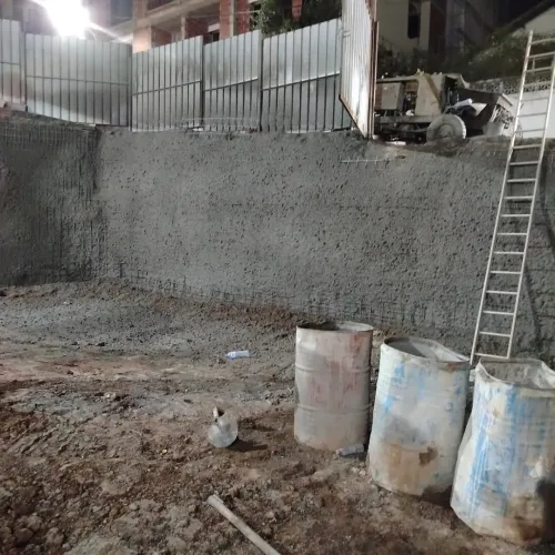 Béton projeté blindage 