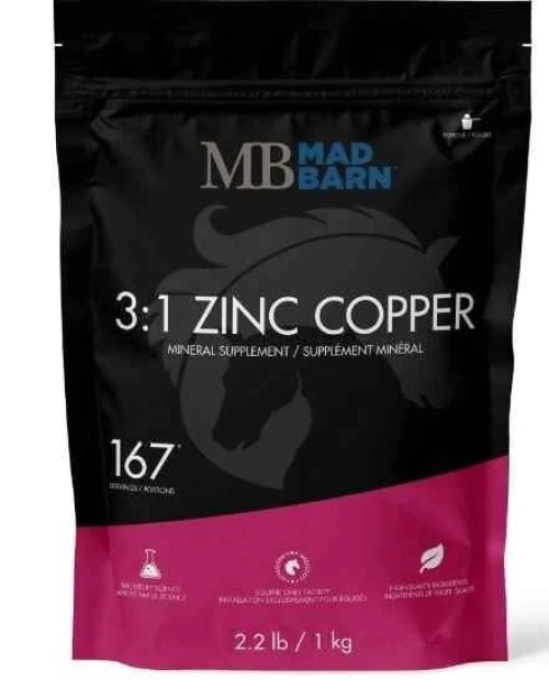 VITAMINE ZINC ET CUIVRE POUR CHEVAL 