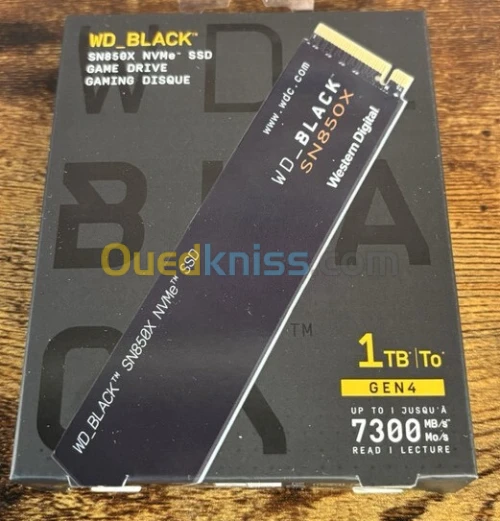  WD Black SN850X PCIe Gen 4 NVMe SSD 1TB 7300mbps -- PROMOTION