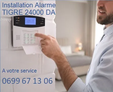 Installation alarme sans fil TIGRE