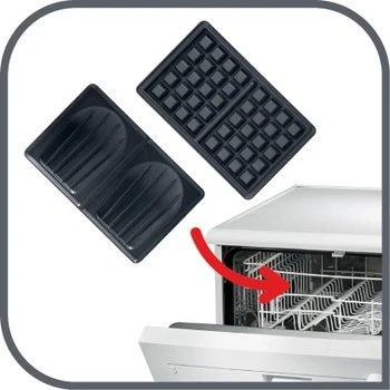 Tefal Croque-gaufre 2 plaques SW341512