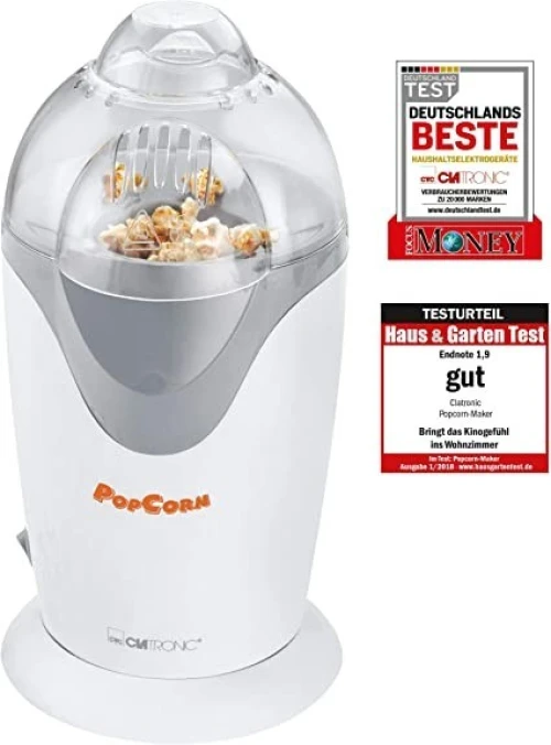 Clatronic Pm 3635 Popcorn automatique Blanc/Gris