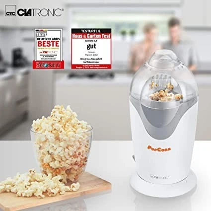 Clatronic Pm 3635 Popcorn automatique Blanc/Gris
