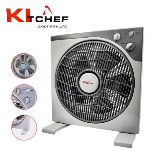 KITCHEF Ventilateur de Table à Stable Base Avec Minuteur 60m 30cm 35W KT-30A