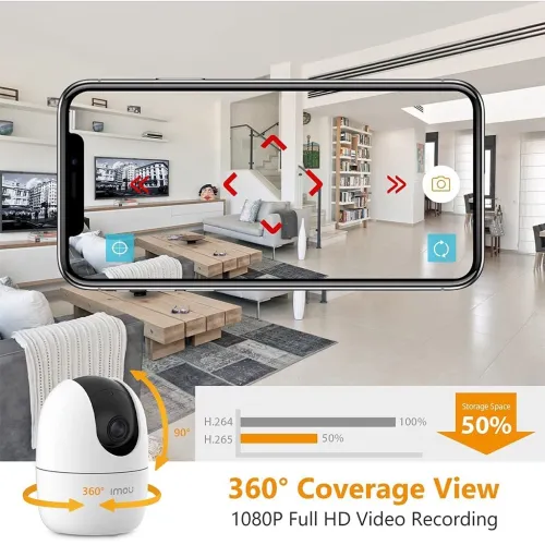 Caméra IMOU Ranger 2 3MP 2K avec fonction panoramique et inclinaison  كاميرة مراقبة ذكية