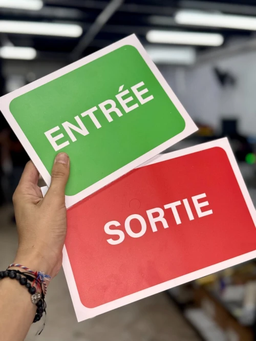 Plaque signalétique  