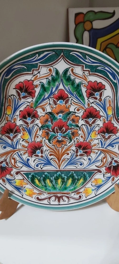 assiette  arabesque
