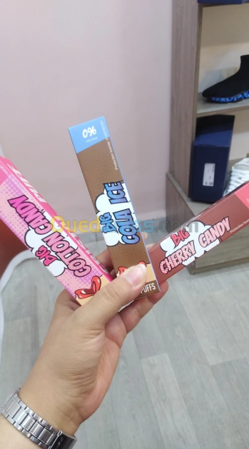 Chicha jetable sans nicotine 2500puff cristal puff