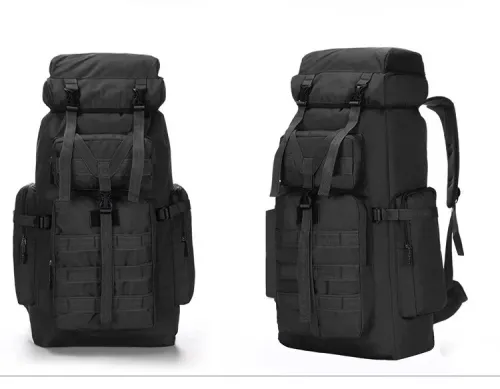 Sac à dos randonnée tactique étanche de grande capacité de 80 L