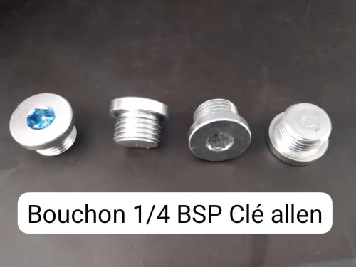 Bouchon à filetage mâle BSPT