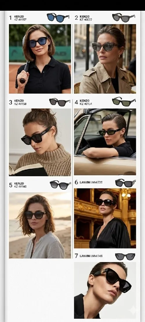 Kenzo, Lanvin, Cavalli