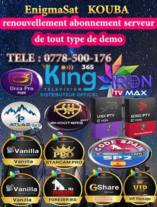 PANEL REVENDEUR OFFICIAL POUR IPTV & Panel Manager AKS SDS SDS BEIN SPORT KING365 .....