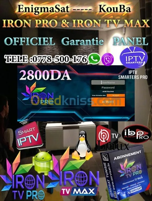 IRON PRO & IRON PRO MAX EN PROMO 2800DA SD HD FULLHD 4K NETFLIX AMAZON PRIME