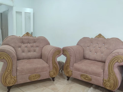 Salon 7 Places Beige (Fauteuils)