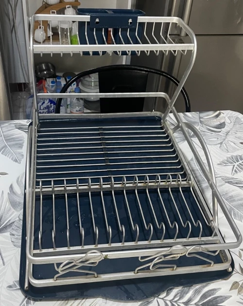 Égouttoir métallique pour vaisselle 