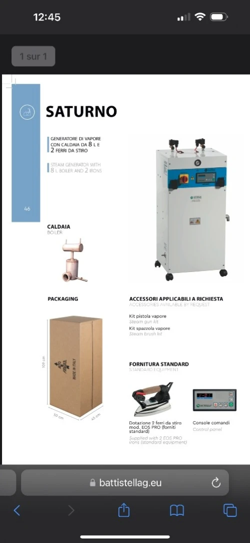 Central a Vapeur 2 fer italienne
