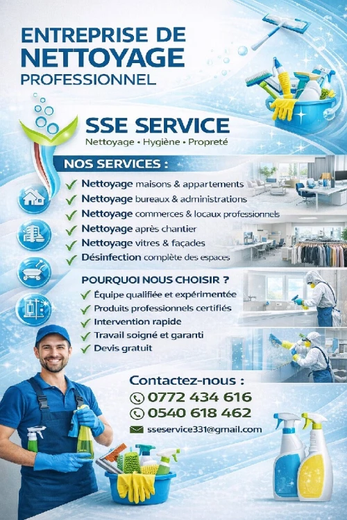 Nettoyage entretien désinsectisation Dératisation Dèsinfection
