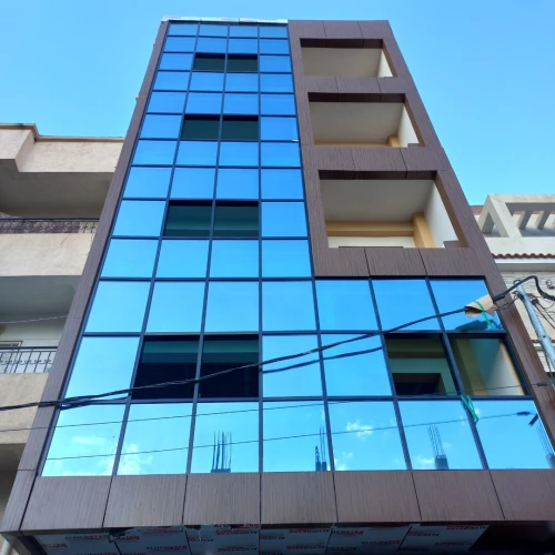 Mûr rideau alucobond