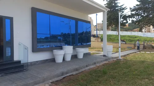 Mûr rideau alucobond