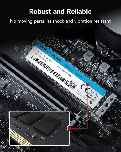 Lexar NM610 Pro 2To - NVMe M.2 Type 2280