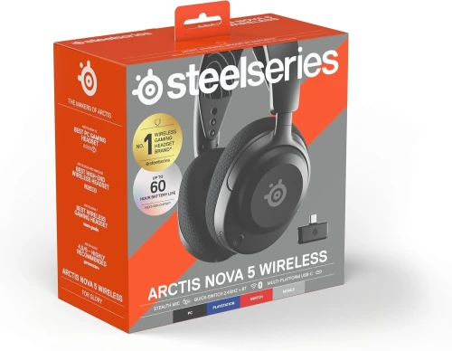 SteelSeries Arctis Nova 5 Wireless - PS4/5, PC, Switch, Mobile