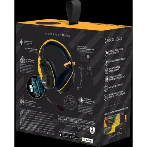 Razer Barracuda X - Casque Gaming sans Fil PUBG Ed