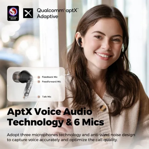 SoundPEATS Air4 Pro - Écouteurs sans fil Bluetooth avec ANC
