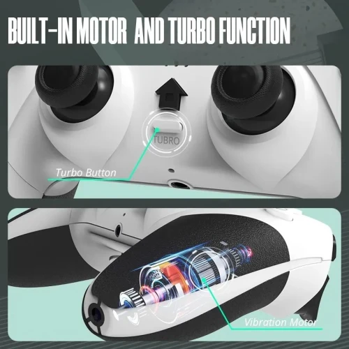  DATA FROG - Manette Sans Fil Bluetooth pour PS4 et PC