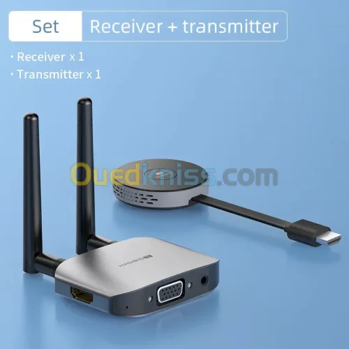 Hagibis Wireless HDMI : Kit d'extension de transmission et de réception, 1080p Full HD