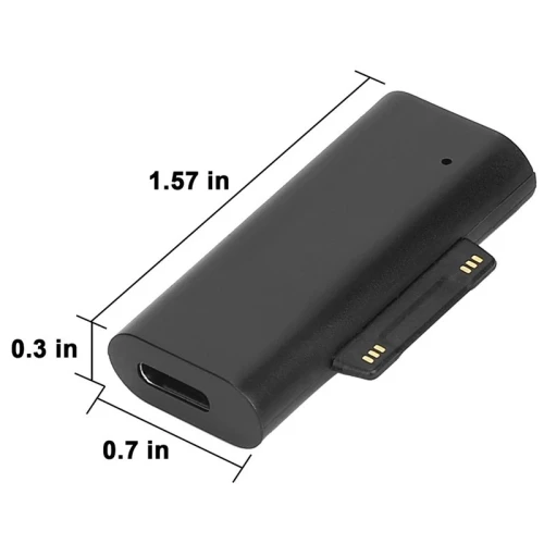 Adaptateur de Charge Rapide USB-C vers Microsoft Surface Pro 3 4 5 6 7 / Book