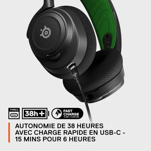 SteelSeries Arctis Nova 7X - Casque de jeu Wireless - USB-C - Xbox Series X|S, PC, PS5, Switch
