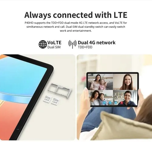 Teclast P40HD 10.1 8 Go/128 Go 6000mAh - 4G + Pochette + Screen protector