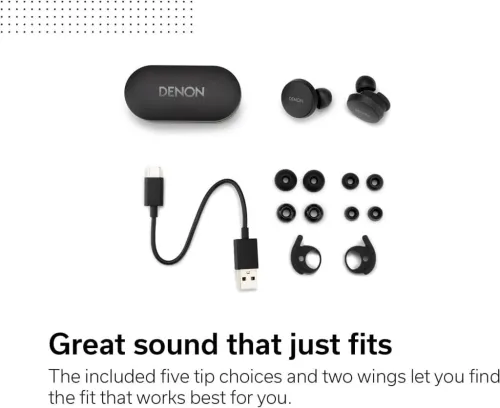 Denon PerL | Son Personnalisé par IA | ANC & IPX4 | Original