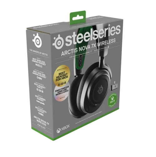 SteelSeries Arctis Nova 7X - Casque de jeu Wireless - USB-C - Xbox Series X|S, PC, PS5, Switch