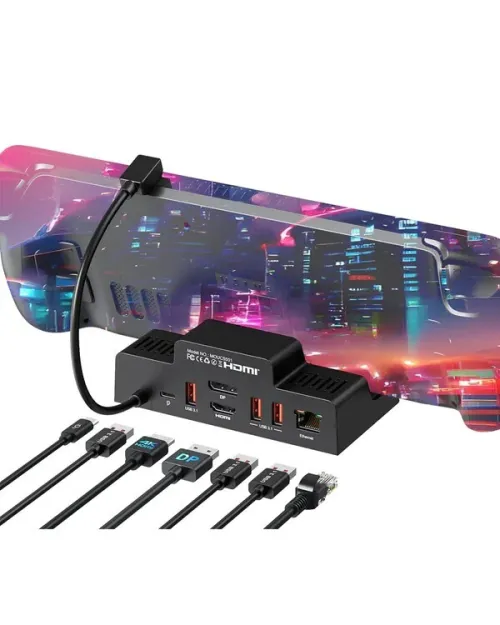 Docking Station MOKiN 6 en 1 pour Steam Deck/ROG Ally
