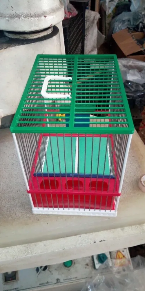 Vend des cages pour oiseaux Détail est grand.