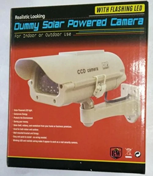 Caméra Factice solaire de surveillance