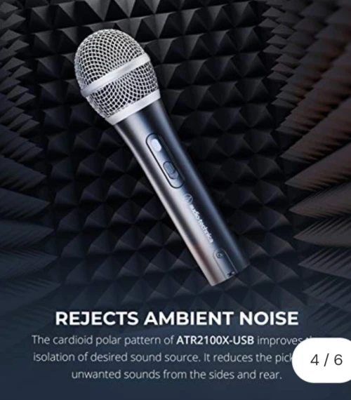 Microphone Audio-Technica ATR2100x-USB