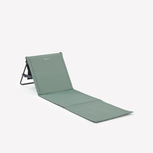 Decathlon Plaid de camping et natte de plage, pliable, avec dossier inclinable