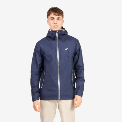 Veste Decathlon imperméable de voile - veste de pluie coupe vent sailing 100 bleu marine
