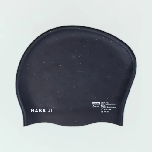 Bonnet de bain silicone pour cheveux longs DECATHLON