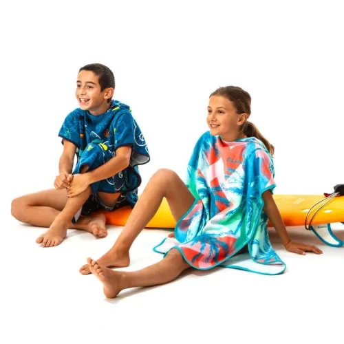 Poncho surf Enfant 110 à 135 cm - 500 Sweet decathlon